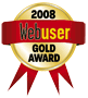 Webuser Gold Award 2008
